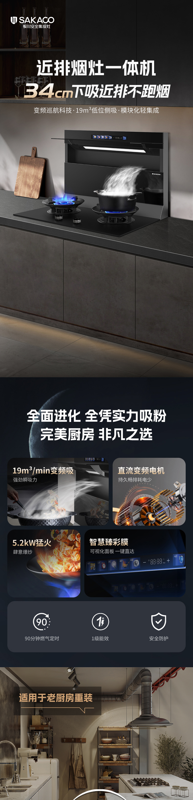 近排煙灶一體機(jī)F2